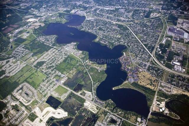 Ford Lake in Wayne County, Michigan